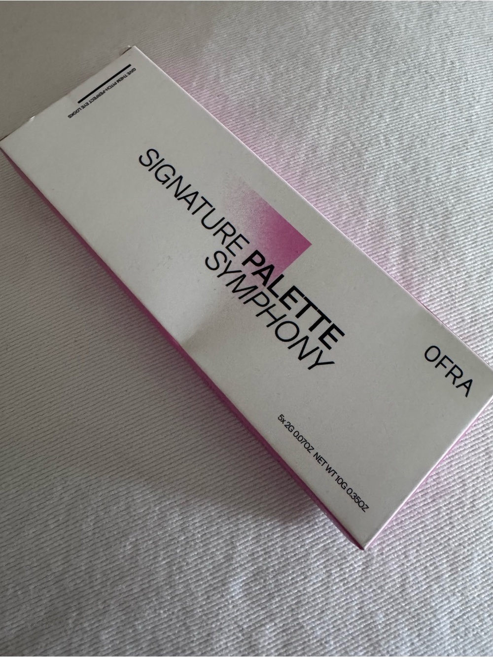 OFRA Signature Palette Symphony - Pink and White Packaging